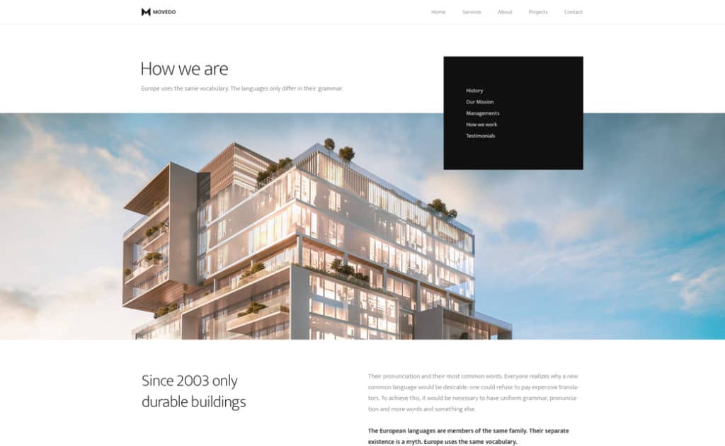 Movedo Creative Theme – We DO MOVE Your World